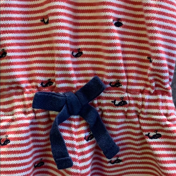 Polo Ralph Lauren Shorts Romper Striped Halter Whale Embroidered - Picture 2 of 9